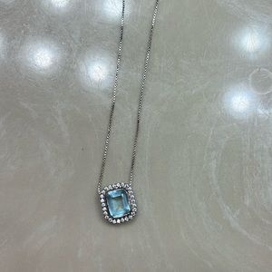 Aquamarine necklace